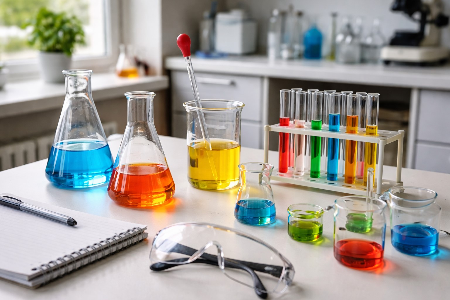 Scientific laboratory analysis setup